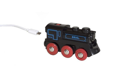 Brio - Elektrická lokomotíva nabíjacia cez mini USB kábel