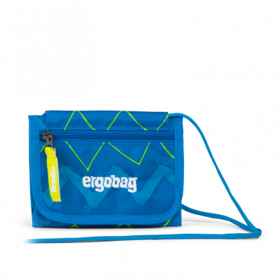 Peňaženka Ergobag  - modro zelená zig zag